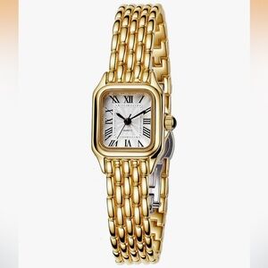 Gold Stainless Steel Women's Watch